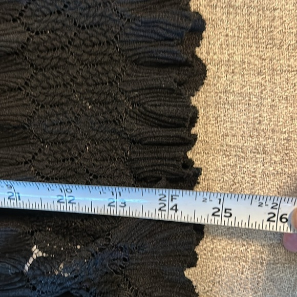 FREE PEOPLE FIRE ISLAND BLACK WOMENS SIZE M CINCH WAIST OPEN BACK KNIT TOP - Picture 12 of 13